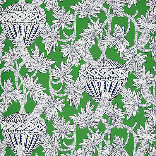 Select 5012821 Santarem Green Schumacher Wallpaper