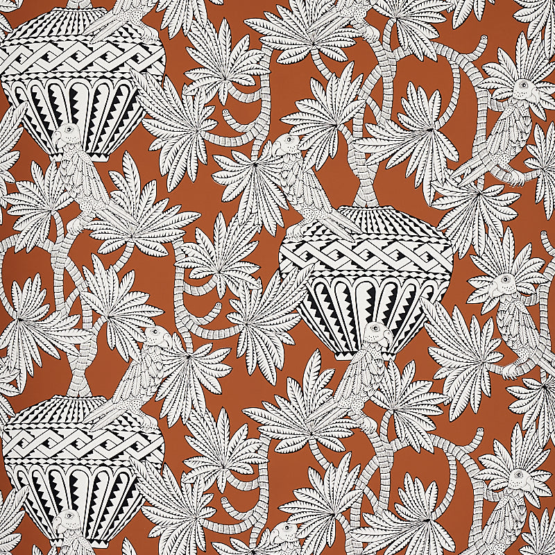 Find 5012822 Santarem Chocolate Schumacher Wallpaper