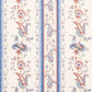 View 5012891 Elena Paisley Stripe Blue Schumacher Wallpaper