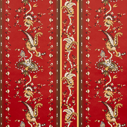 Looking for 5012892 Elena Paisley Stripe Pompeii Schumacher Wallpaper