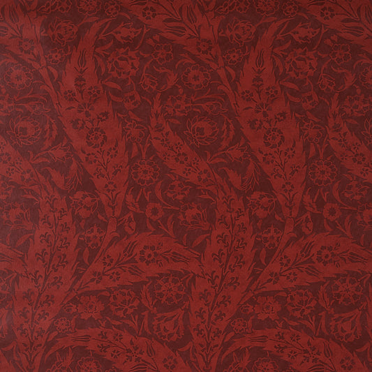 Order 5012902 Saz Paisley Burgundy Schumacher Wallpaper
