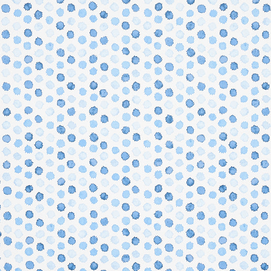 Buy 5013100 Mini Bursts Blues Schumacher Wallpaper