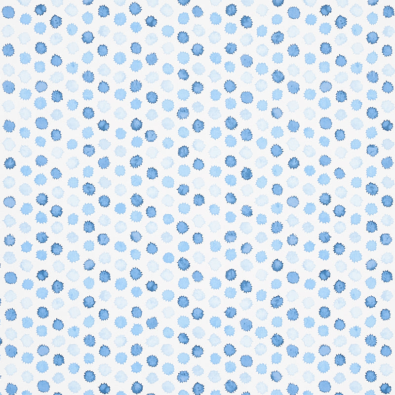 Buy 5013100 Mini Bursts Blues Schumacher Wallpaper