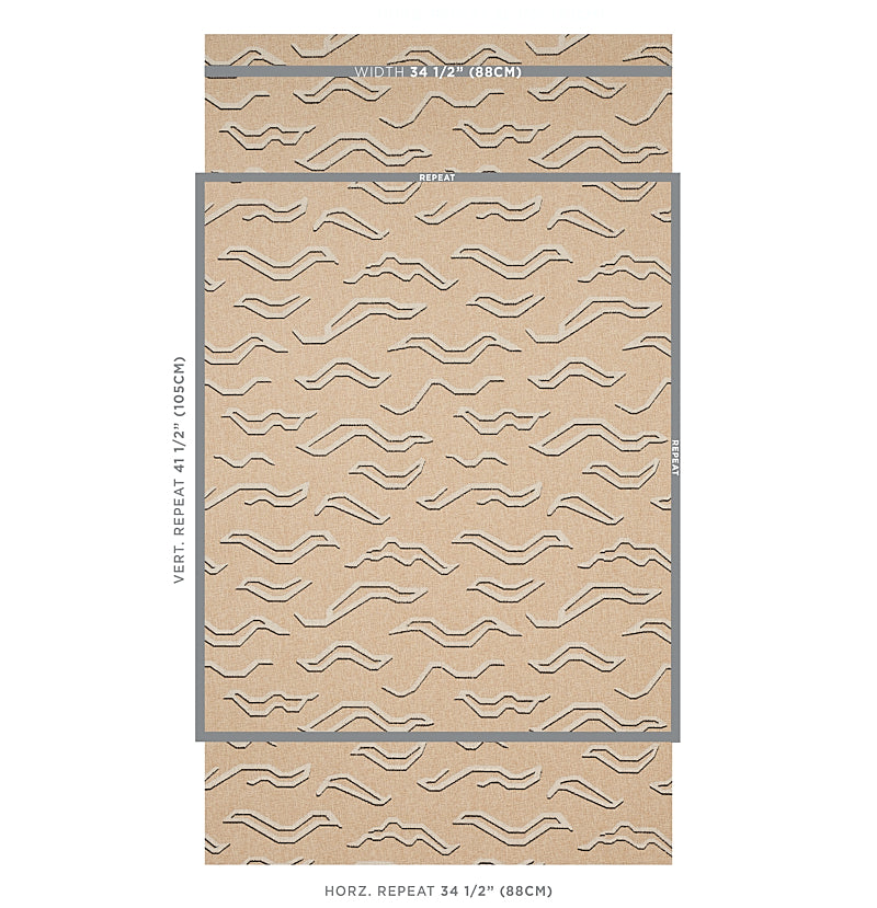 Select 5013110 Kata Paperweave Oatmeal Schumacher Wallpaper