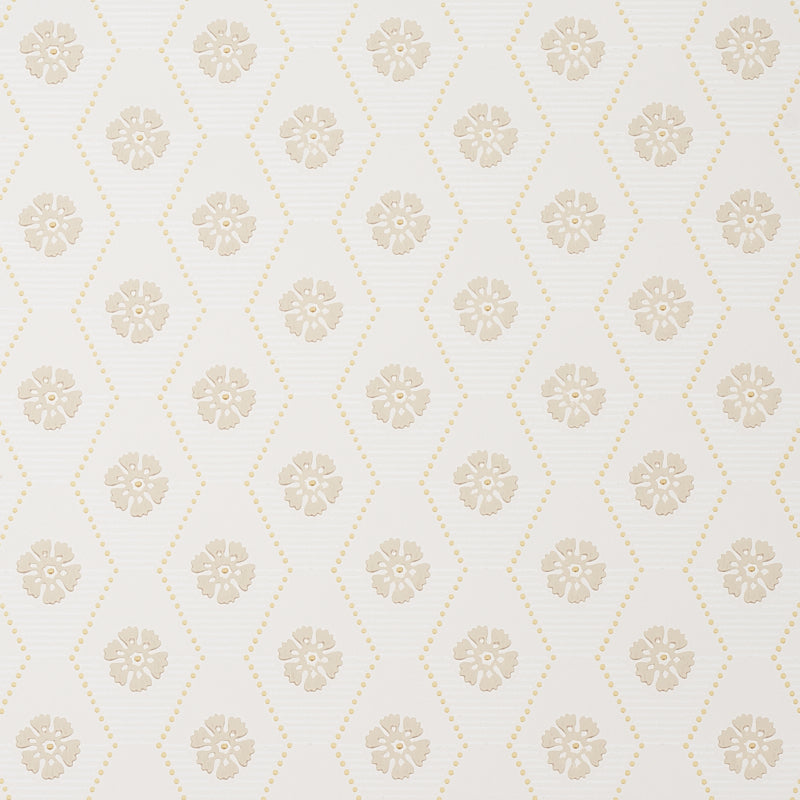 Search 5013162 Hive Bloom Sand Schumacher Wallpaper