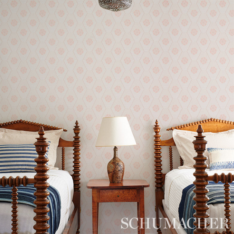 Looking for 5013163 Hive Bloom Blush Schumacher Wallpaper