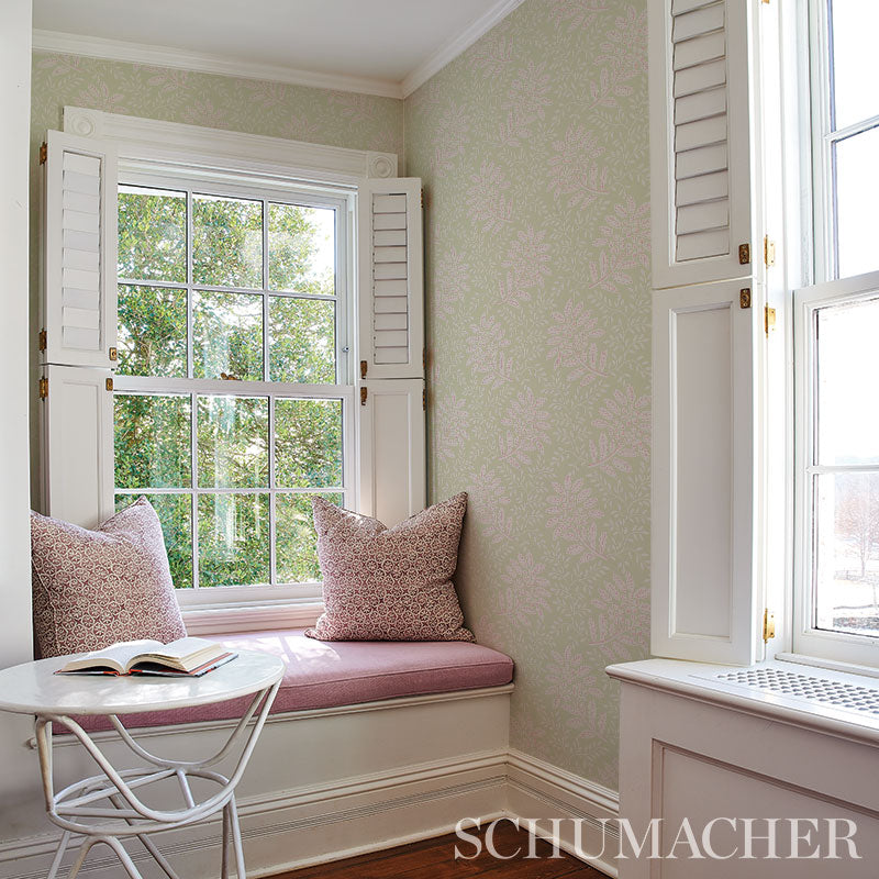 Search 5013170 Secret Garden Green Schumacher Wallpaper