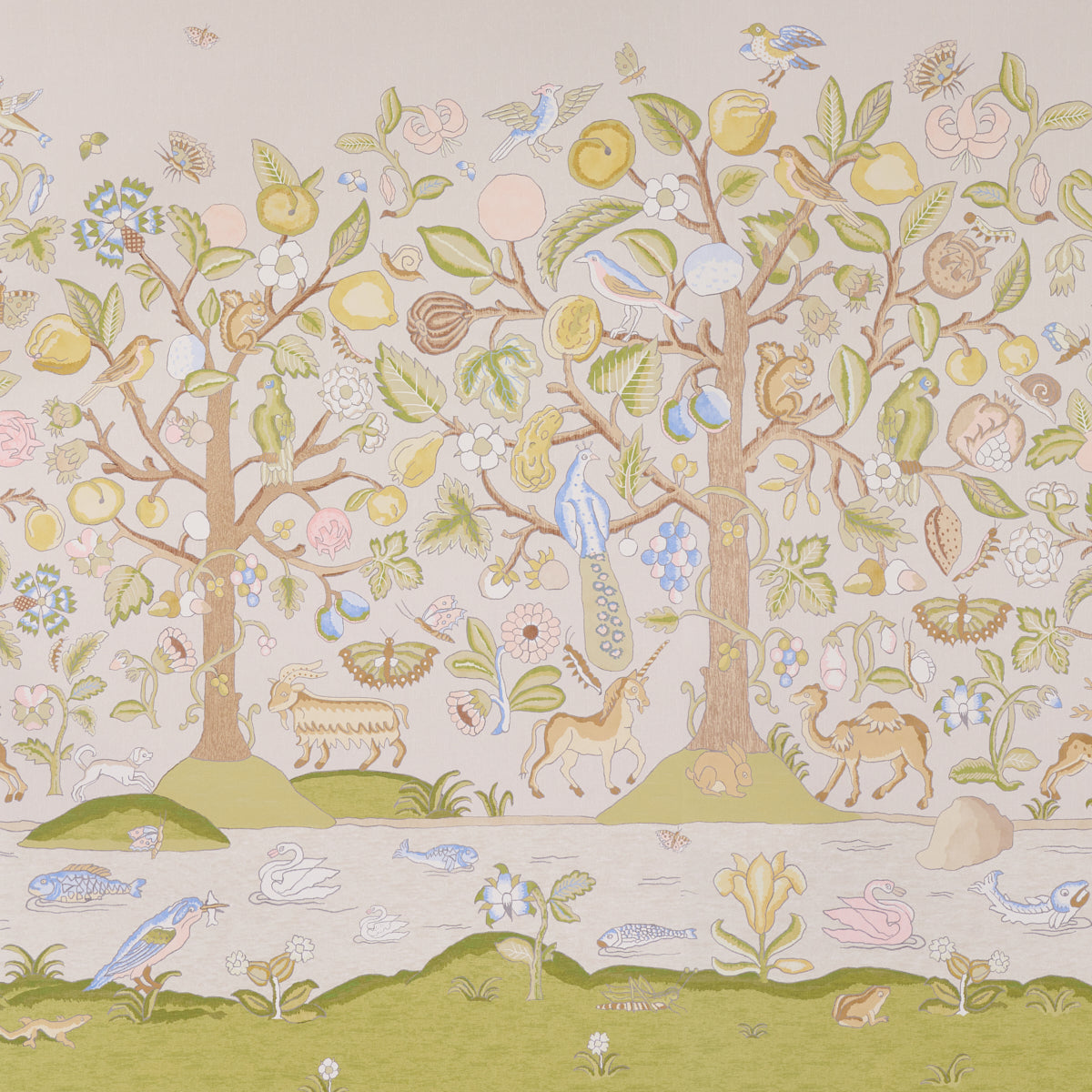 Purchase 5013291 Chaucer'S Forest Panel Set, Alabaster by Wallpaper1