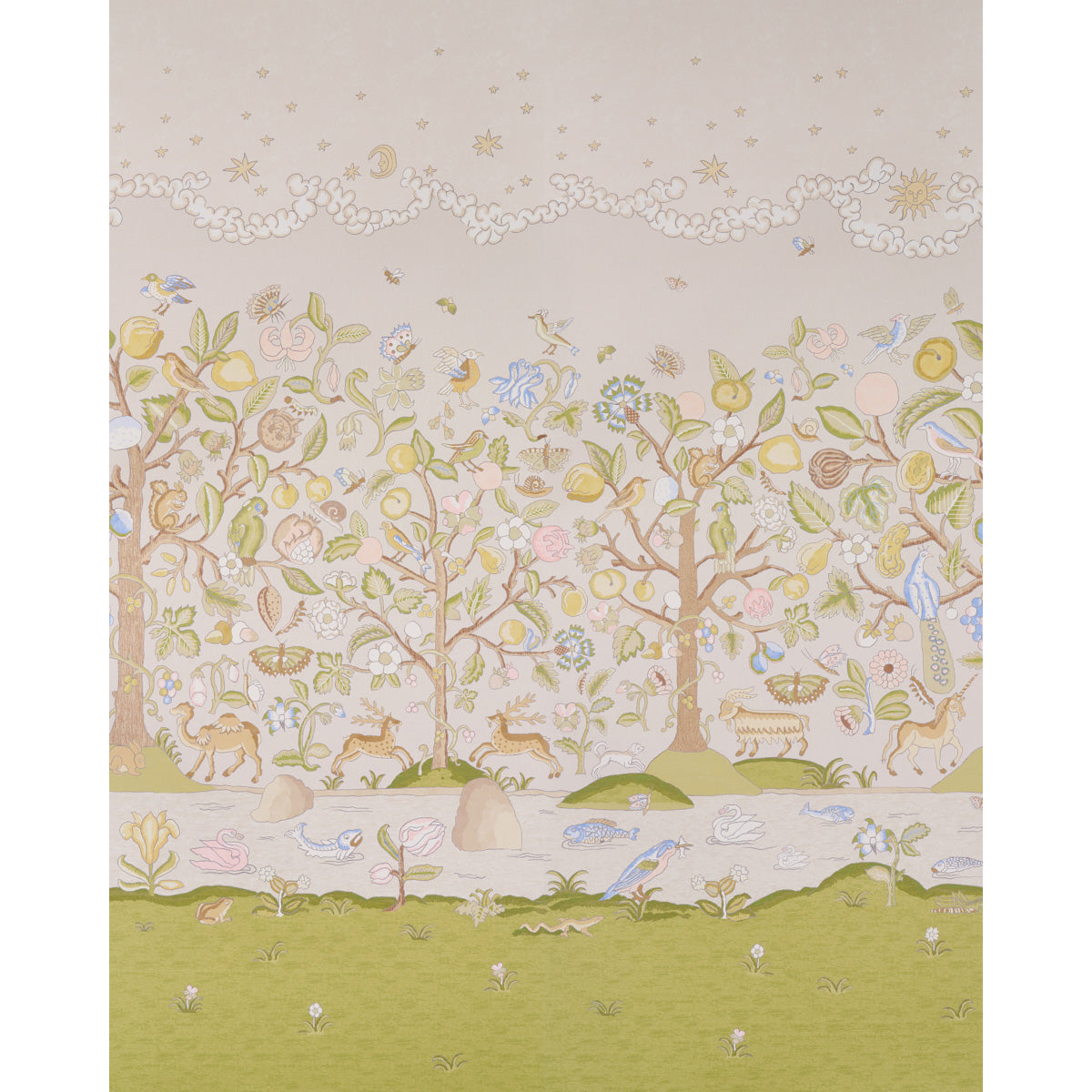 Purchase 5013291 Chaucer'S Forest Panel Set, Alabaster by Wallpaper