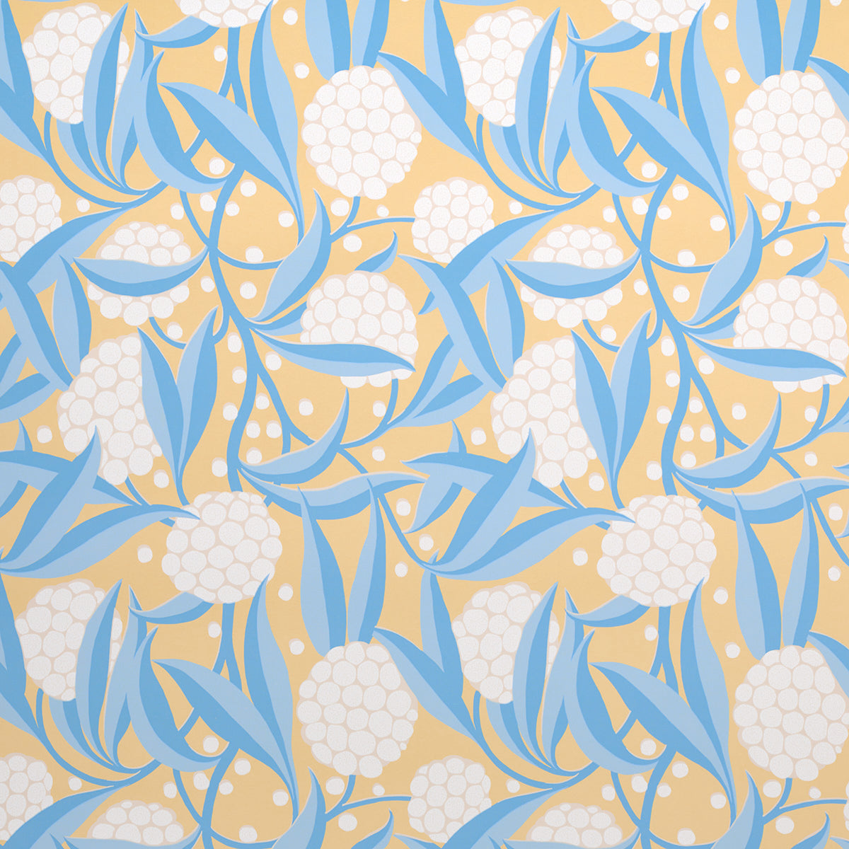 Purchase 5013331 | Rubus, Yellow - Schumacher Wallpaper