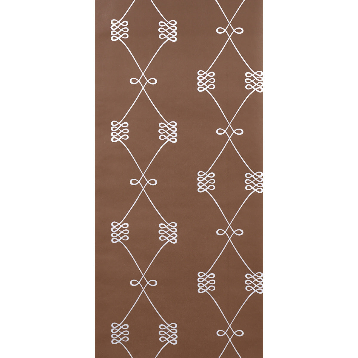 Purchase 5013832 Nicolette, Silver On Brown by Wallpaper1