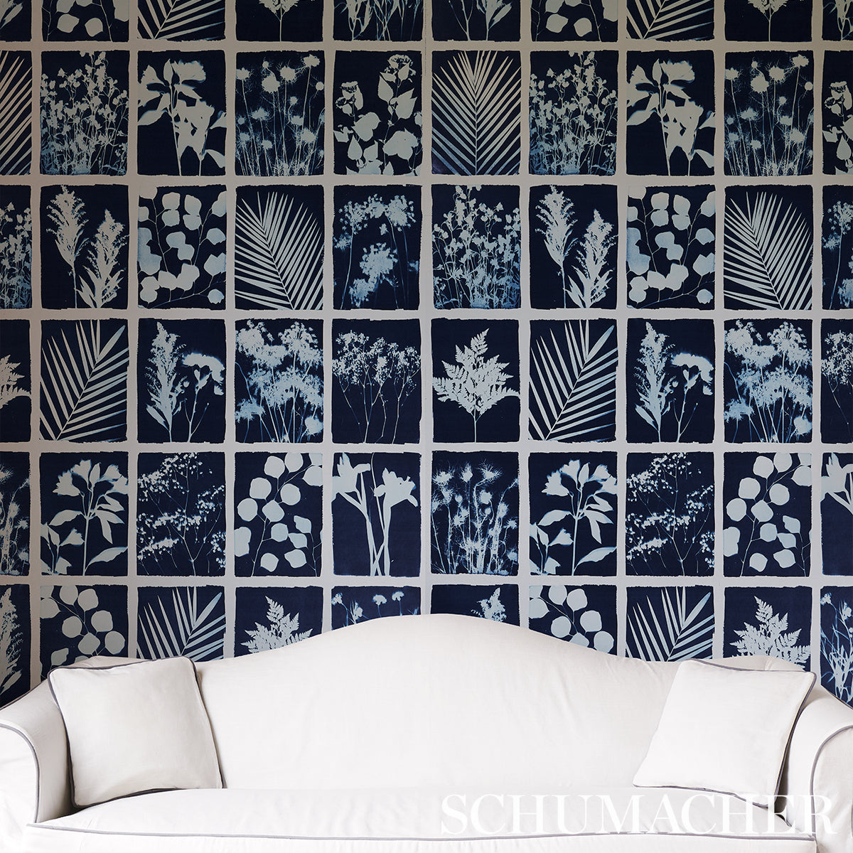 Purchase 5013970 Cyanotype Panel, Indigo by Wallpaper5