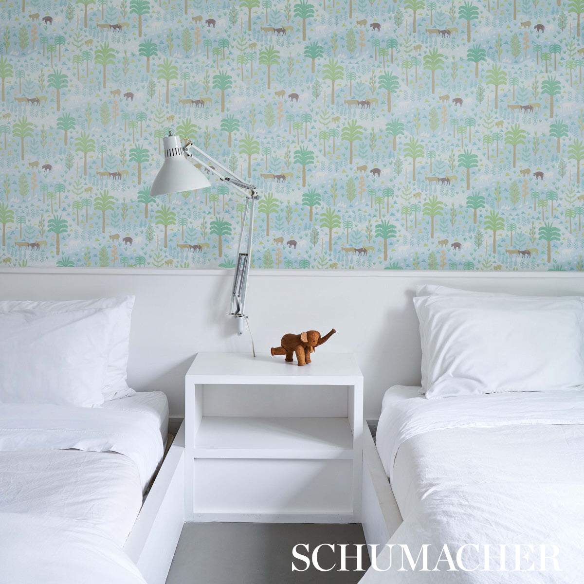 5013981 | Las Colinas, Blue - Schumacher Wallpaper