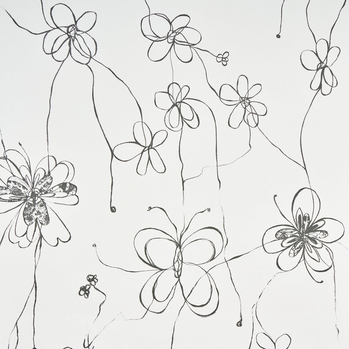 Purchase 5014090 Come Back As A Flower, Soft Black by Wallpaper