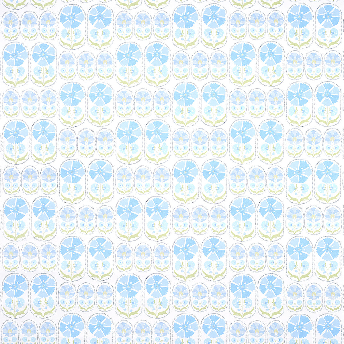 5014110 | Anjuna Floral, Sky - Schumacher Wallpaper