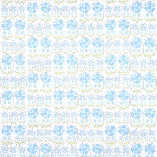 5014110 | Anjuna Floral, Sky - Schumacher Wallpaper