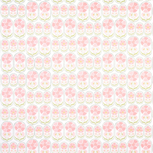 5014112 | Anjuna Floral, Blush - Schumacher Wallpaper