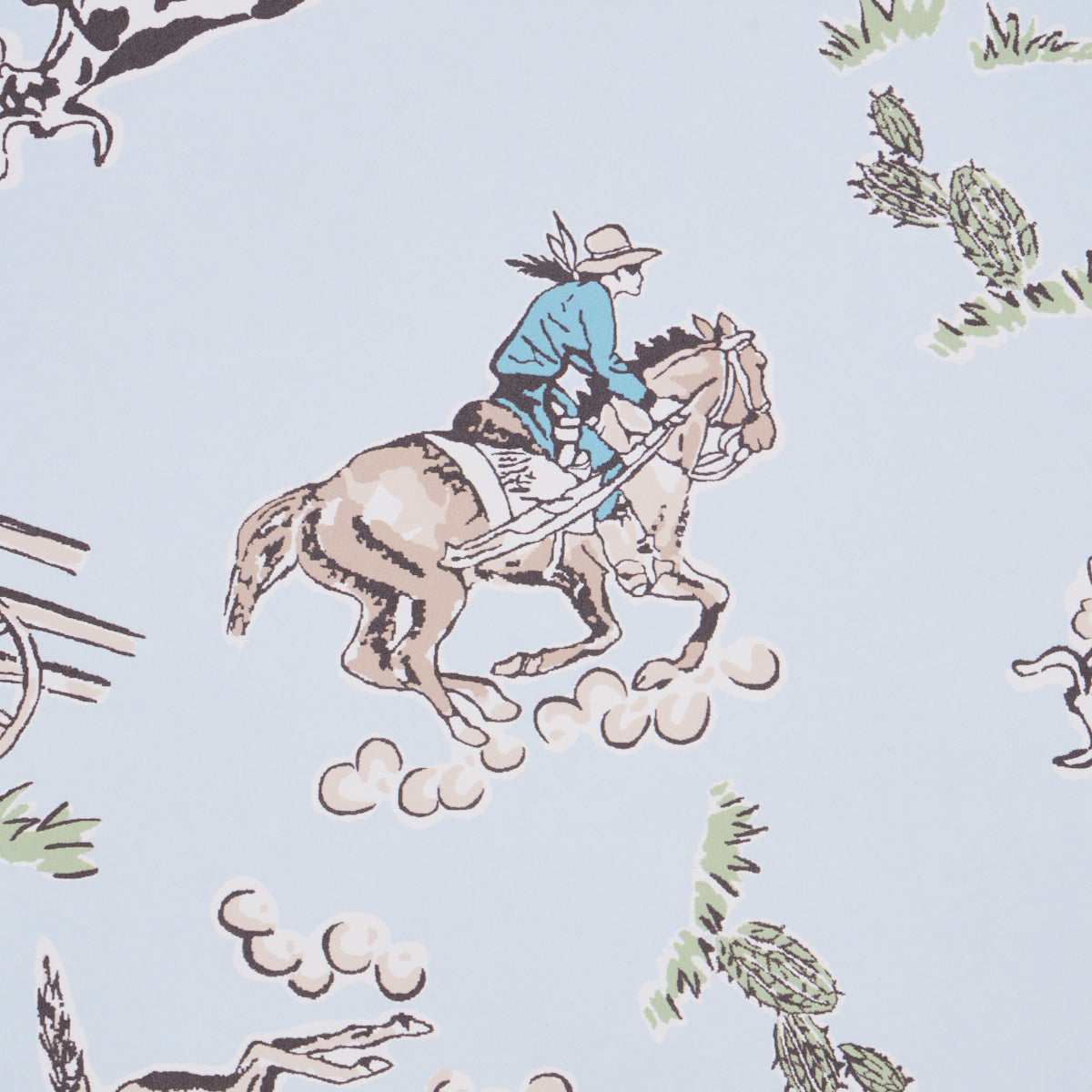 Purchase 5014121 Wild West, Blue by Wallpaper2