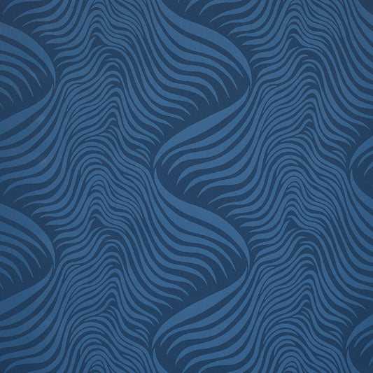 Purchase 5014152 | Sauvage, Navy - Schumacher Wallpaper