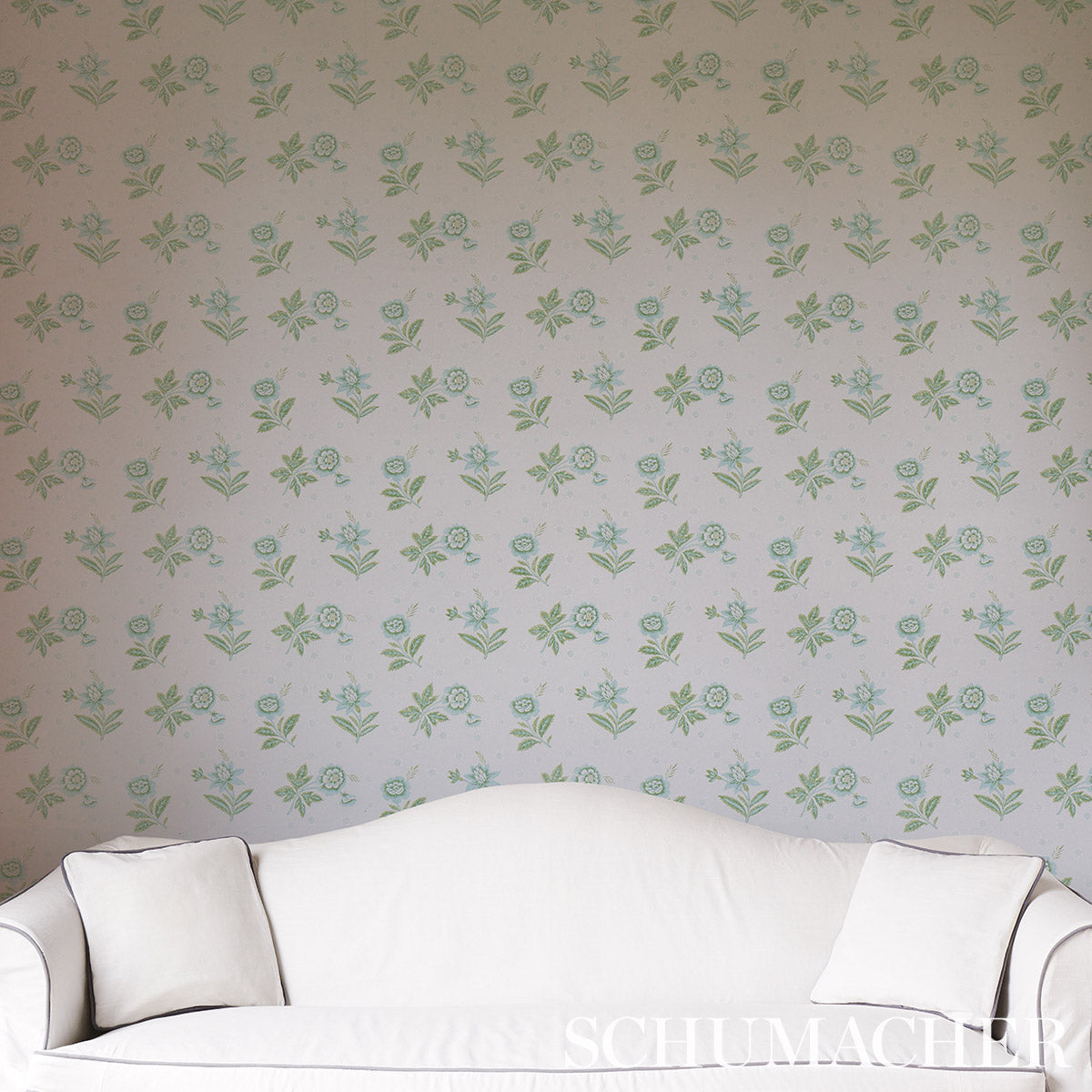 Purchase 5014221 Colline, Leaf & Aqua by Wallpaper4