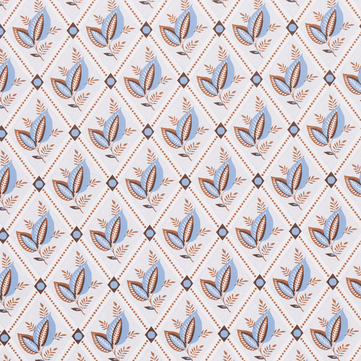 Purchase 5014232 Basile Trellis, Delft & Sepia by Wallpaper