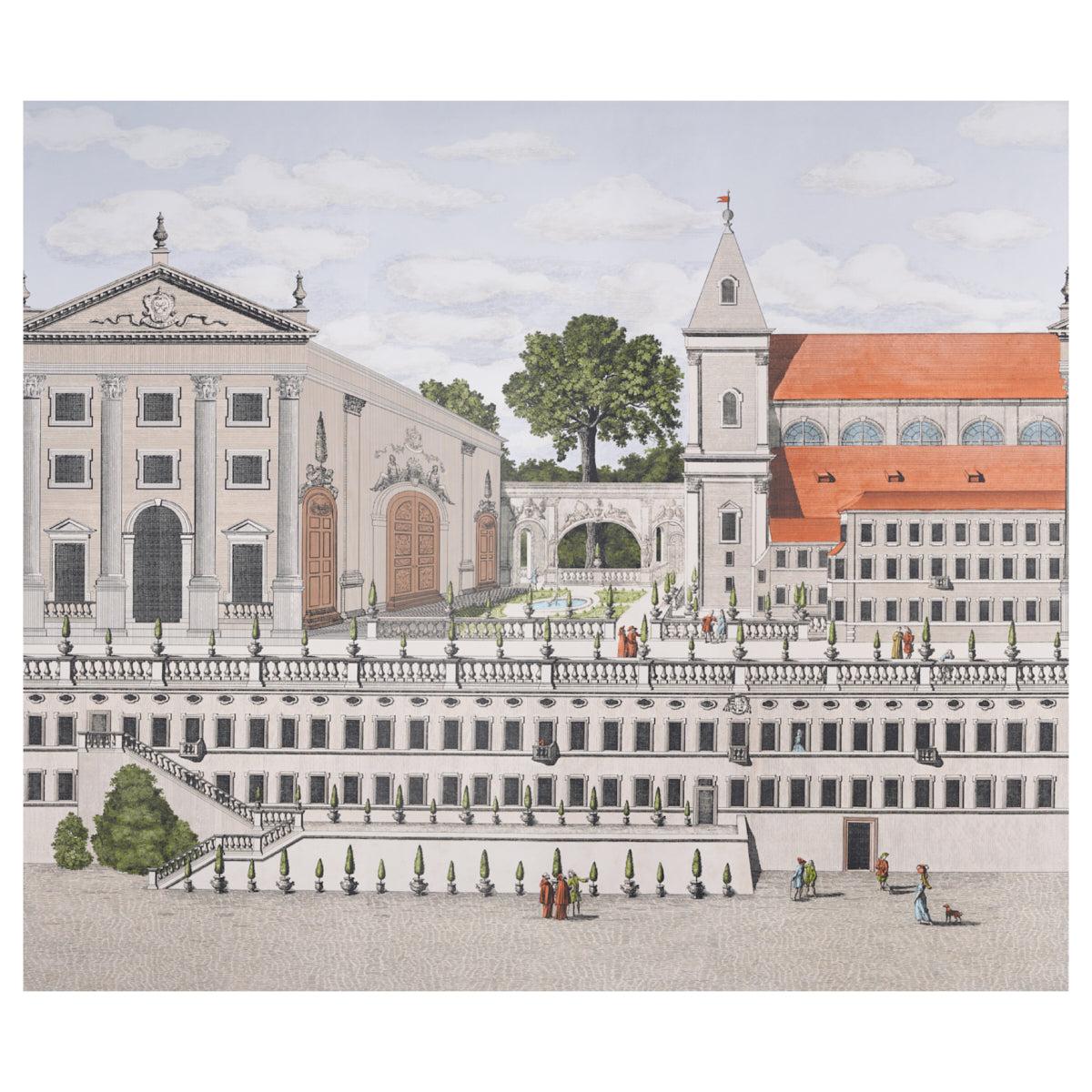 Purchase 5014300 Piazza Firenze Panel Set, Document by Wallpaper