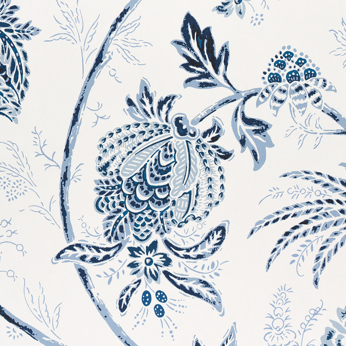 Purchase 5014350 Chinoiserie Vine, Cobalt by Wallpaper1