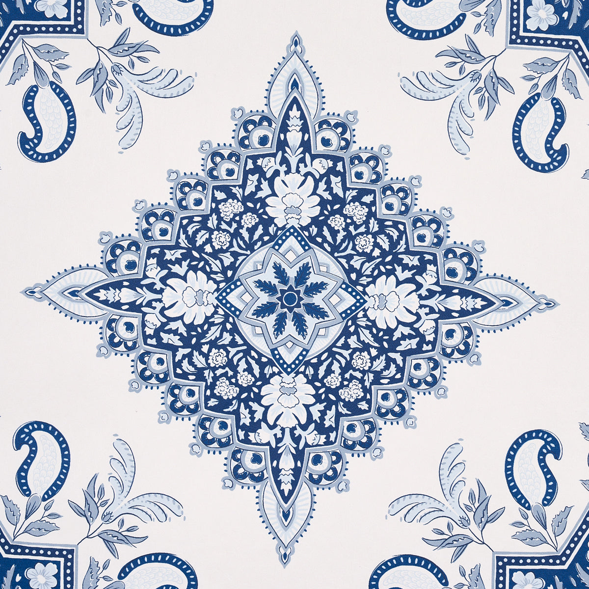 Purchase 5014360 Montecito Medallion, Indigo by Wallpaper1