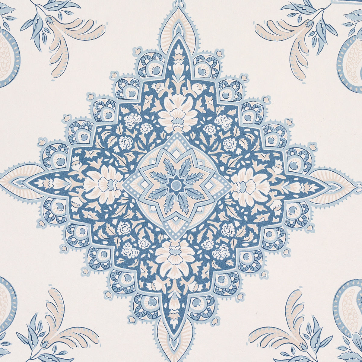 Purchase 5014362 Montecito Medallion, China Blue by Wallpaper1