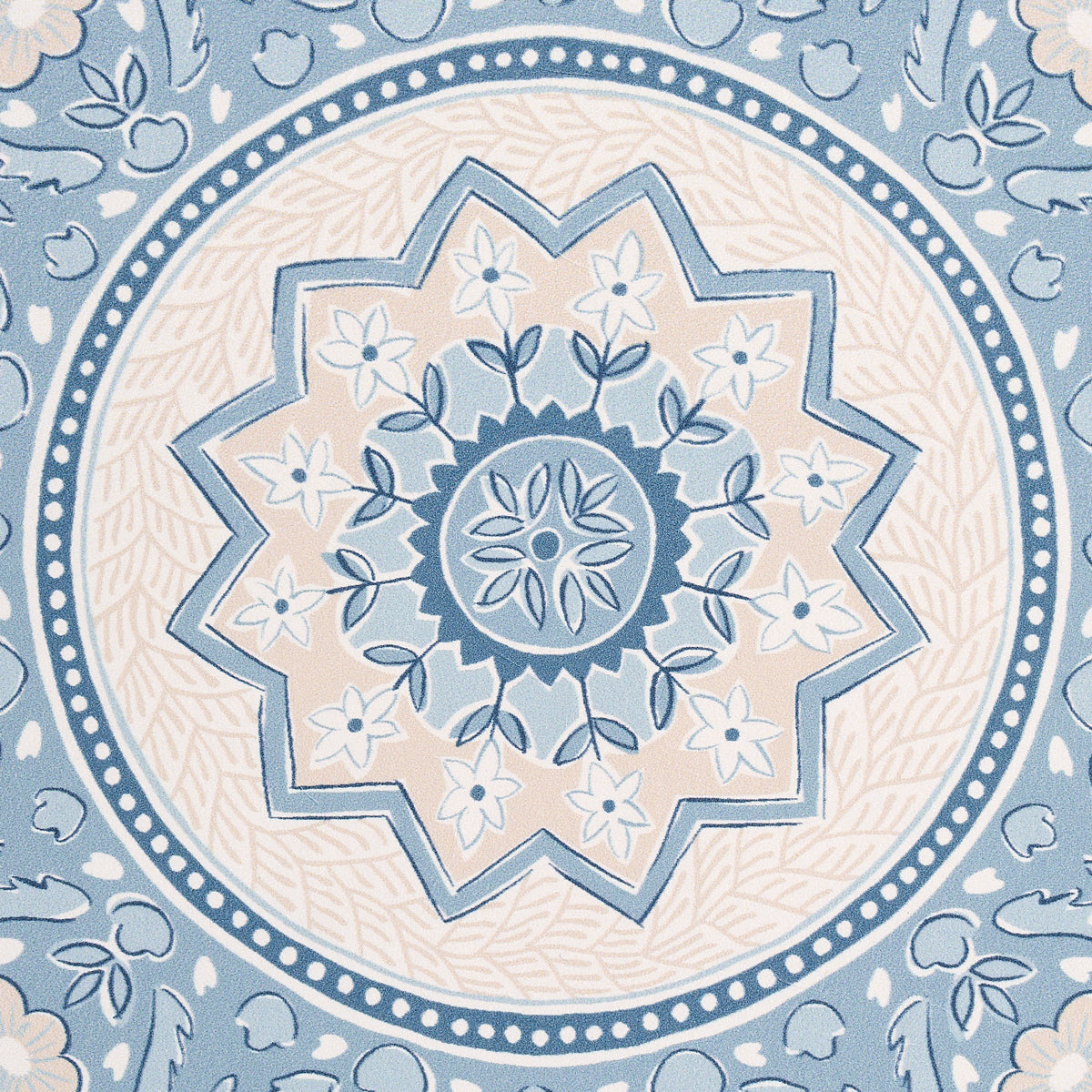 Purchase 5014362 Montecito Medallion, China Blue by Wallpaper2