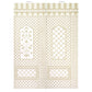 Purchase 5014402 | Bamboo Trellis Panel B, Neutral - Schumacher Wallpaper