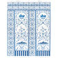 Purchase 5014420 | Mughal Garden Panel B, Blue - Schumacher Wallpaper