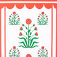 Purchase 5014430 | Royal Poppy Panel A, Red - Schumacher Wallpaper