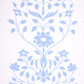 Purchase 5014460 | Jaipur Mughal Flower, Blue - Schumacher Wallpaper