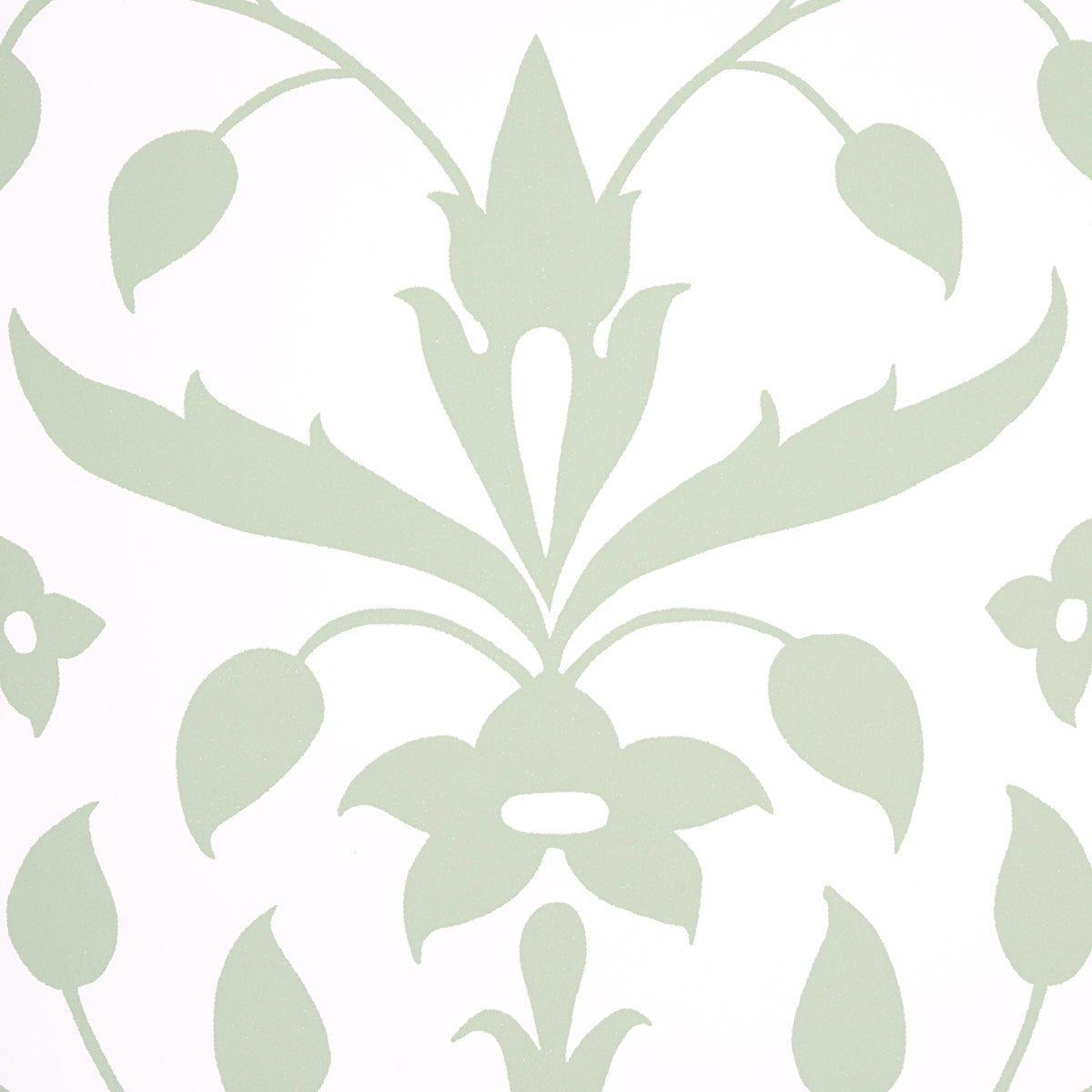 Purchase 5014461 | Jaipur Mughal Flower, Green - Schumacher Wallpaper