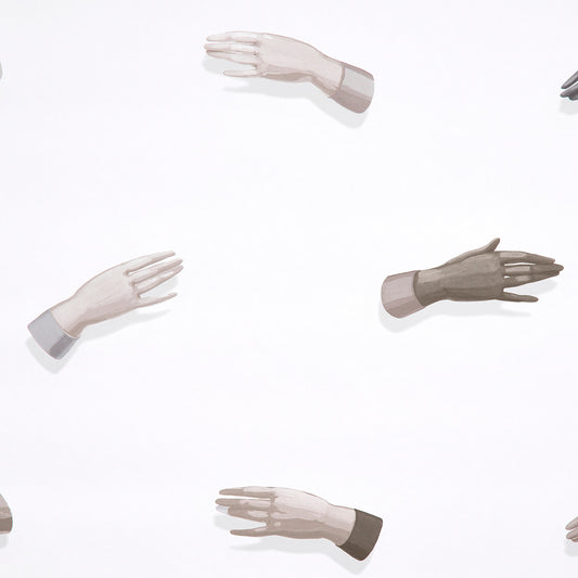 5014481 | Manos, Neutral - Schumacher Wallpaper
