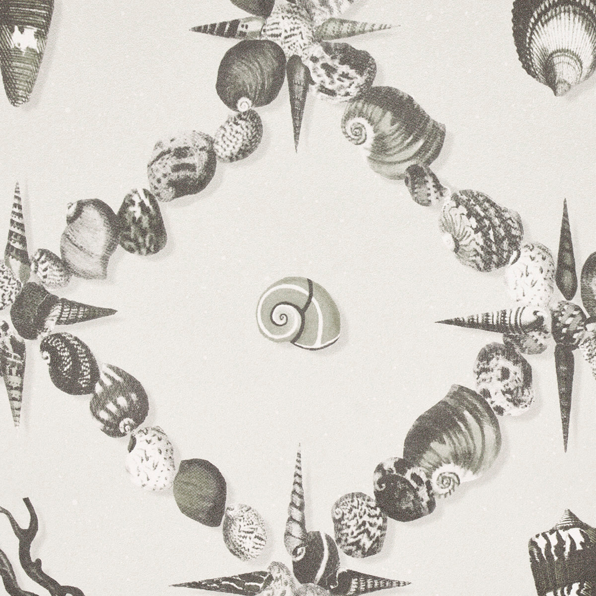 5014491 | Grotto Treillage, Grisaille - Schumacher Wallpaper