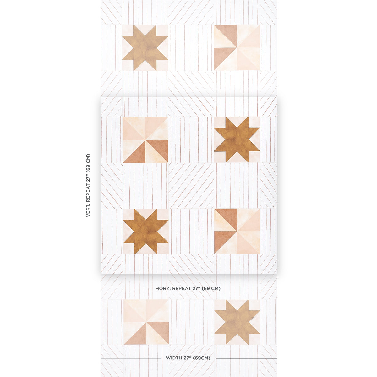 Purchase 5014551 Alexander, Terracotta & Warm Peach by Wallpaper1