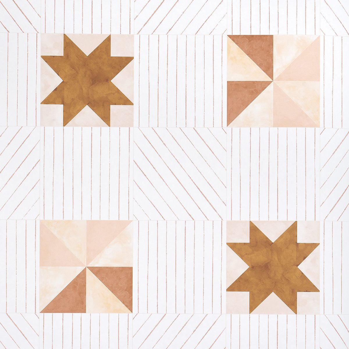 Purchase 5014551 Alexander, Terracotta & Warm Peach by Wallpaper