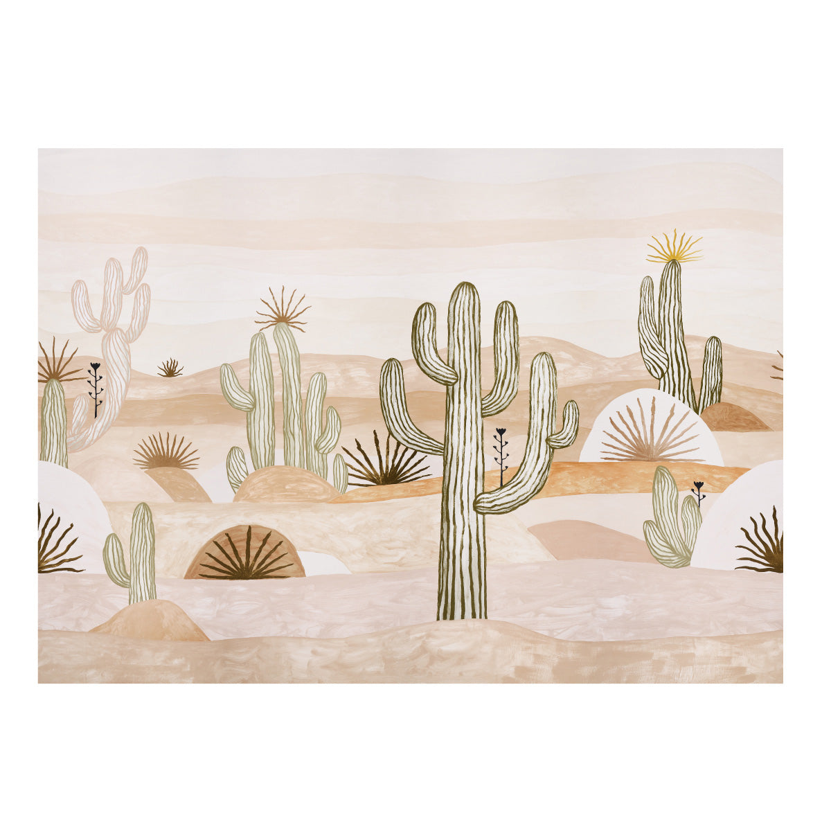 5014611 | Desert Scape Panel Set, Mojave - Schumacher Wallpaper