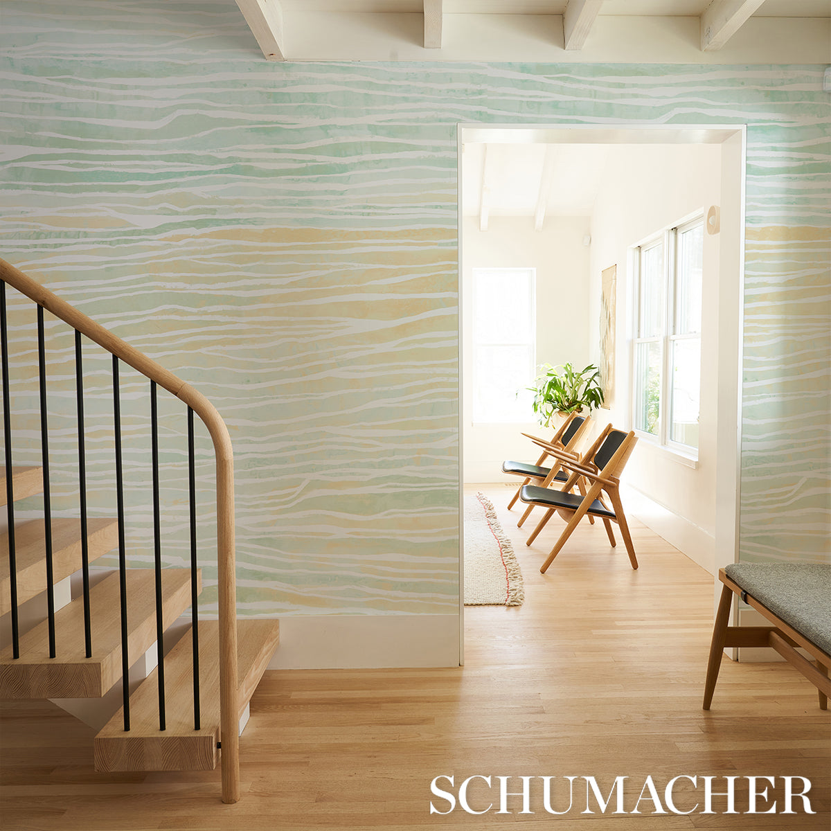 5014700 | Terra Panel Set, Jade - Schumacher Wallpaper