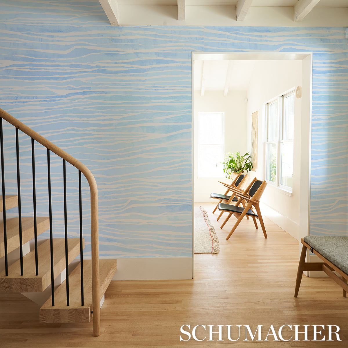 5014701 | Terra Panel Set, Pacific - Schumacher Wallpaper