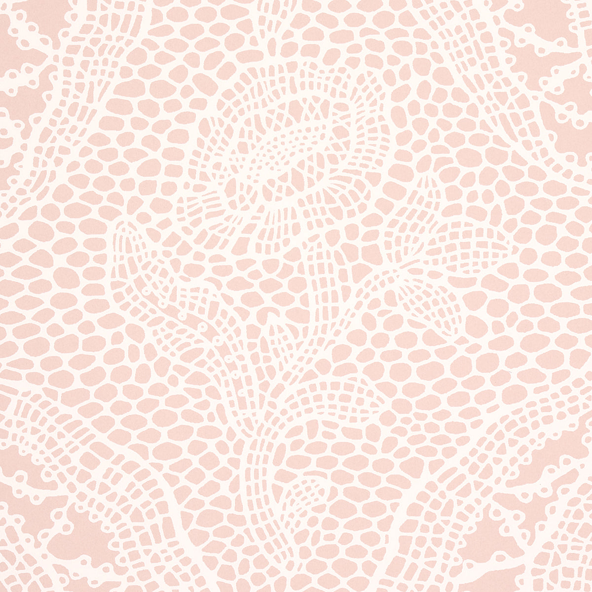 Purchase 5014720 | Cosette Lace, Blush - Schumacher Wallpaper