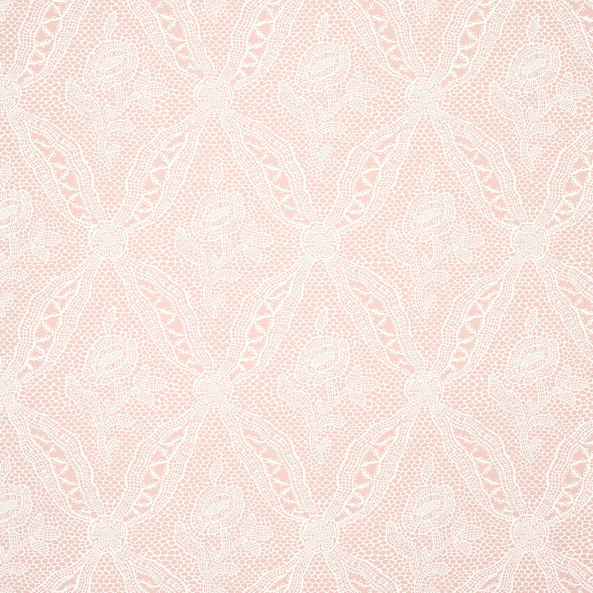 Purchase 5014720 | Cosette Lace, Blush - Schumacher Wallpaper