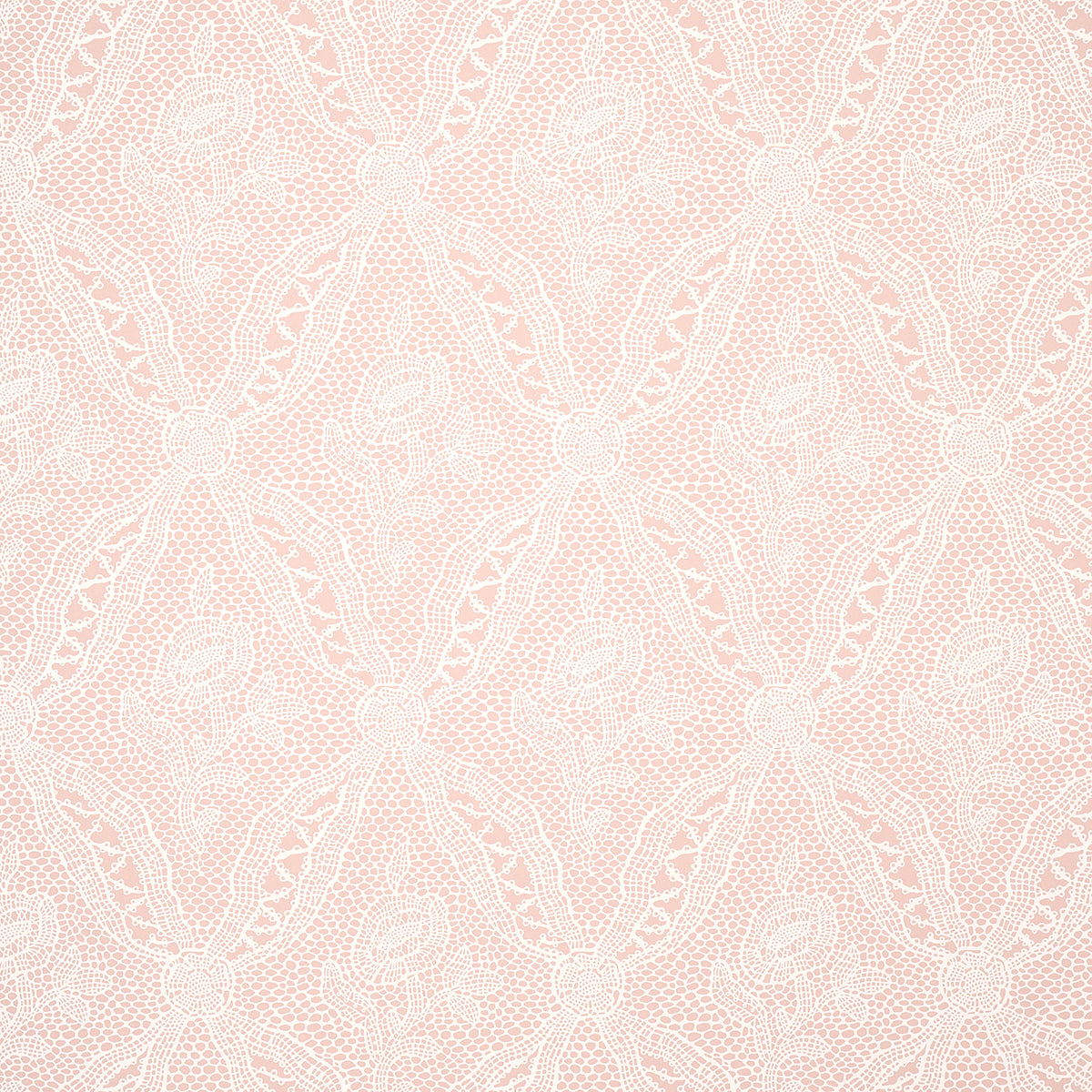 Purchase 5014720 | Cosette Lace, Blush - Schumacher Wallpaper