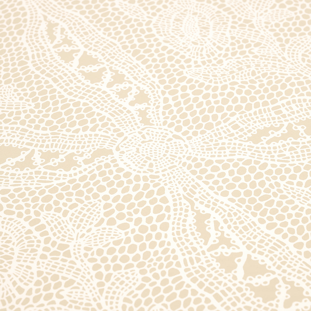 Purchase 5014721 | Cosette Lace, Sand - Schumacher Wallpaper