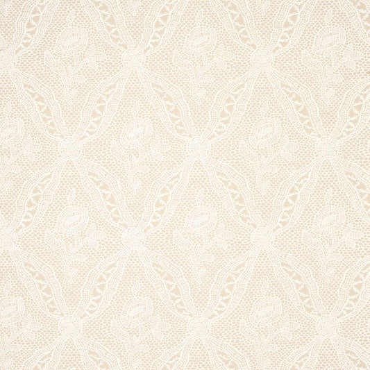 Purchase 5014721 | Cosette Lace, Sand - Schumacher Wallpaper