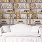 Purchase 5014731 | Natalie’S Library, Mocha - Schumacher Wallpaper