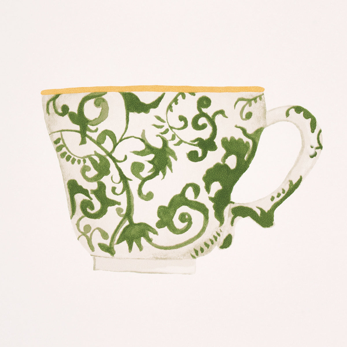 Purchase 5014781 | Onie'S Teacups, Spring Green - Schumacher Wallpaper