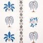 Purchase 5014840 | Willard House Stencil, Blue - Schumacher Wallpaper